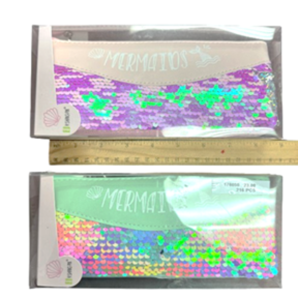 SEQUINED PENCIL CASE