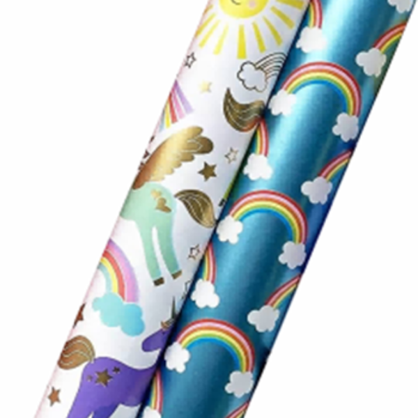 2 PCS WRAPPING PAPER