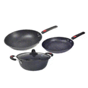 3PCS CAST IRON POT