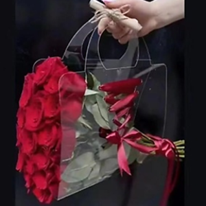 TRANSPARENT FLOWER BAG