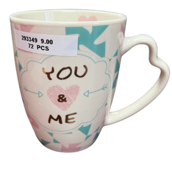 "YOU & ME" CERAMIC TEA CUP