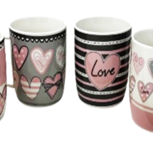 "LOVE" CERAMIC CUPS