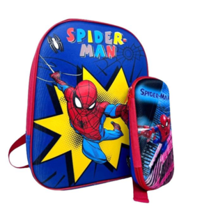 3D SPIDERMAN BACKPACK W PENCIL CASE