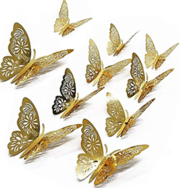 3D BUTTERFLY DECORATION