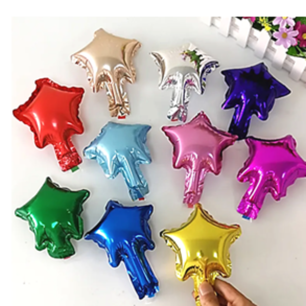 50PCS STAR SHAPED FOIL BALLOONS