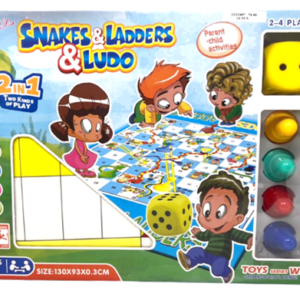 2 IN 1 SNAKE AND LADDER AND LUDO