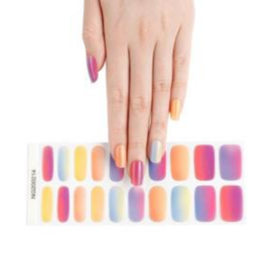20 PCS GEL STICKER FALSE NAIL