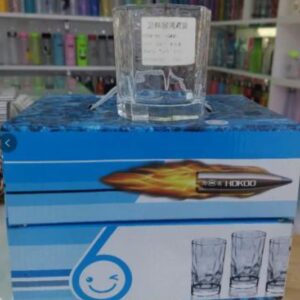 GLASS CUP 6 PCS [170ML]