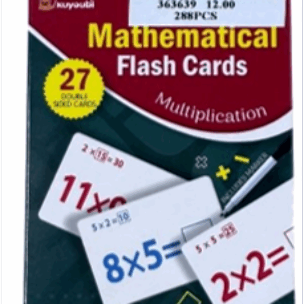 MATHEMATICAL FLASH CARDS MULTIPLICATION