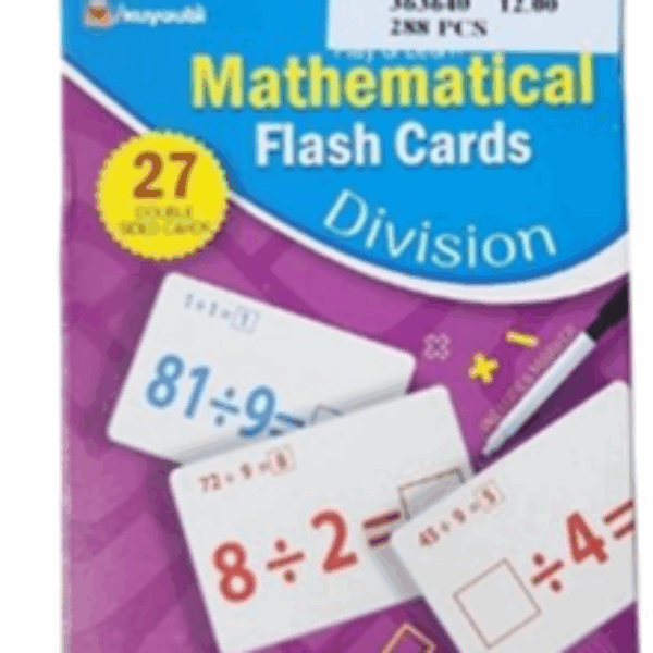 MATHEMATICAL FLASH CARDS DIVISION