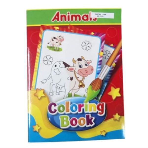 ANIMALS COLORING BOOK 24 PAGES