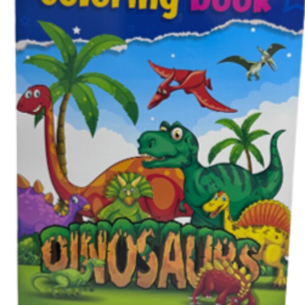 DINOSAURS COLORING BOOK 16 PAGES