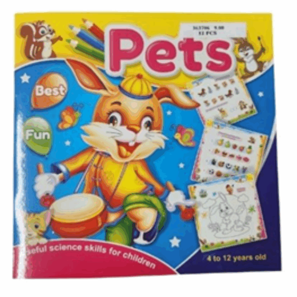 PETS ACTIVITY & LEARNING BOOK
