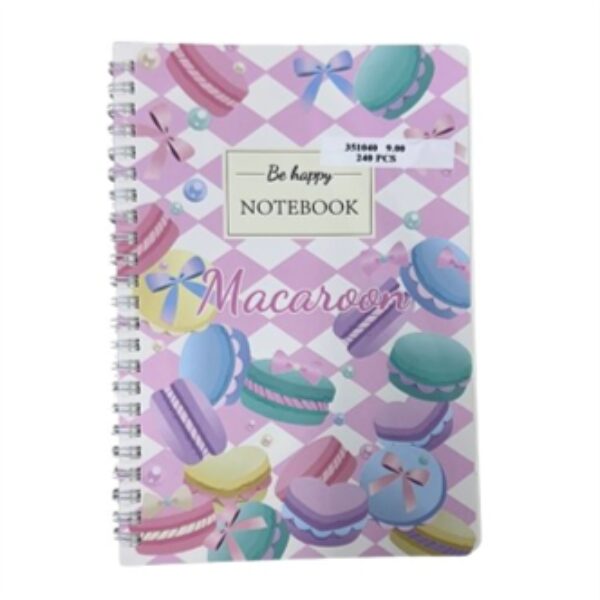 MACAROON NOTEBOOK 60 SHEETS