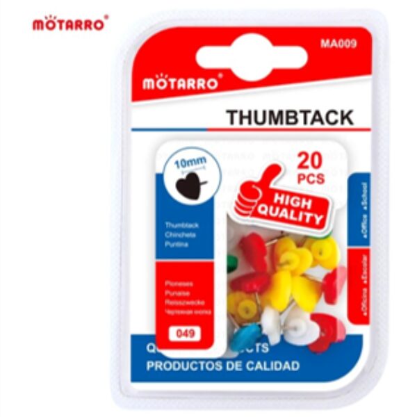 20 PCS THUMBTACK 10MM