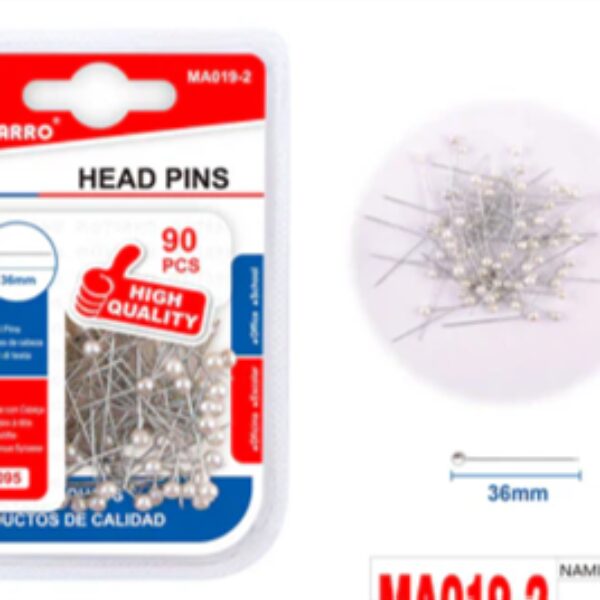 90 PCS HEAD PIN 36MM