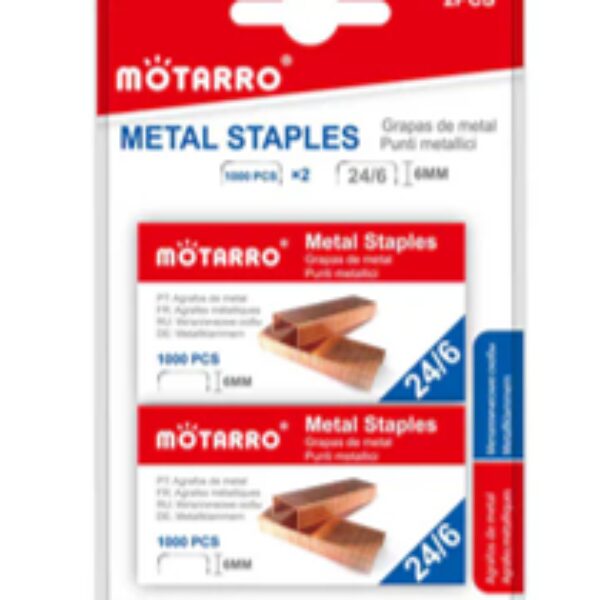 2000PCS METAL STAPLES ROSE GOLD