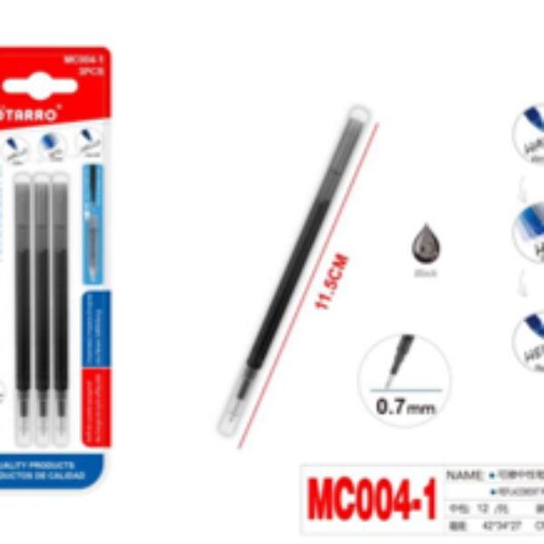 3 PCS REPLACEMENT REFILL FOR ERASABLE PEN