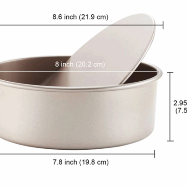 8" ROUND BAKING PAN