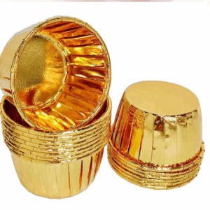 50PCS FOIL CUPCAKE HOLDERS