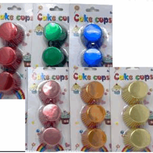 75 PCS FOIL CUPCAKE PAPER