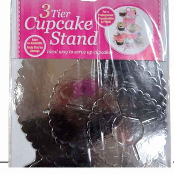 3 TIER CUPCAKE STAND